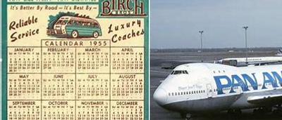 Calendario del 1955 trovato sulla pista